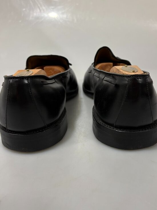 Allen Edmonds 11.5 Grayson Black Leather Tassel Loafers w Shoe Trees Made in USA main image 4